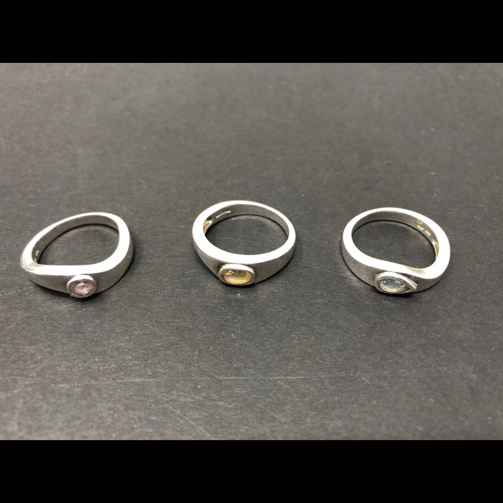 Sterling Silver Stackable Rings - image 2